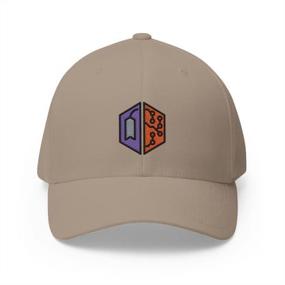 Musicbrainz Emoji Khaki Cap – Premium by Capmoji