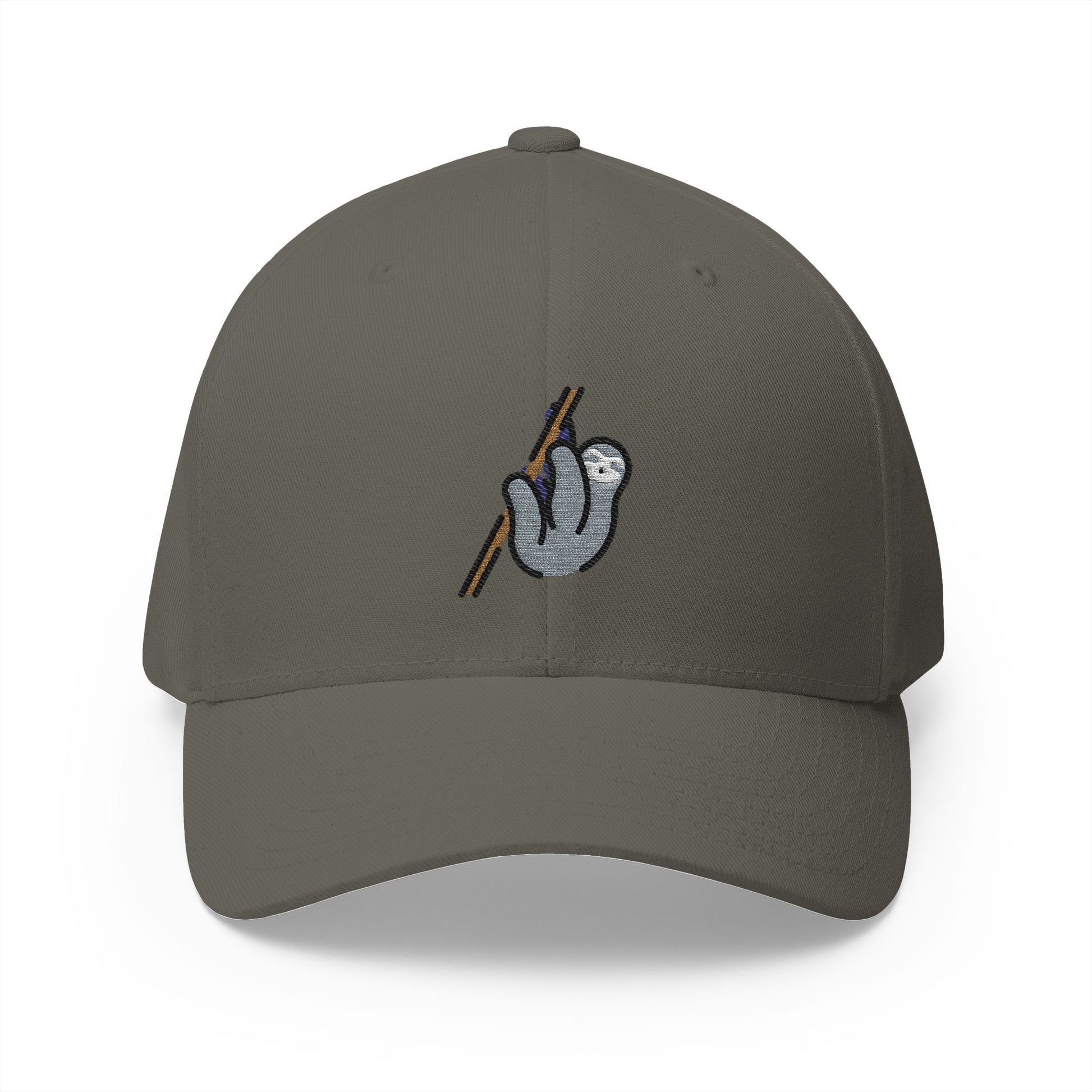 Sloth Emoji Olive Cap – Premium by Capmoji