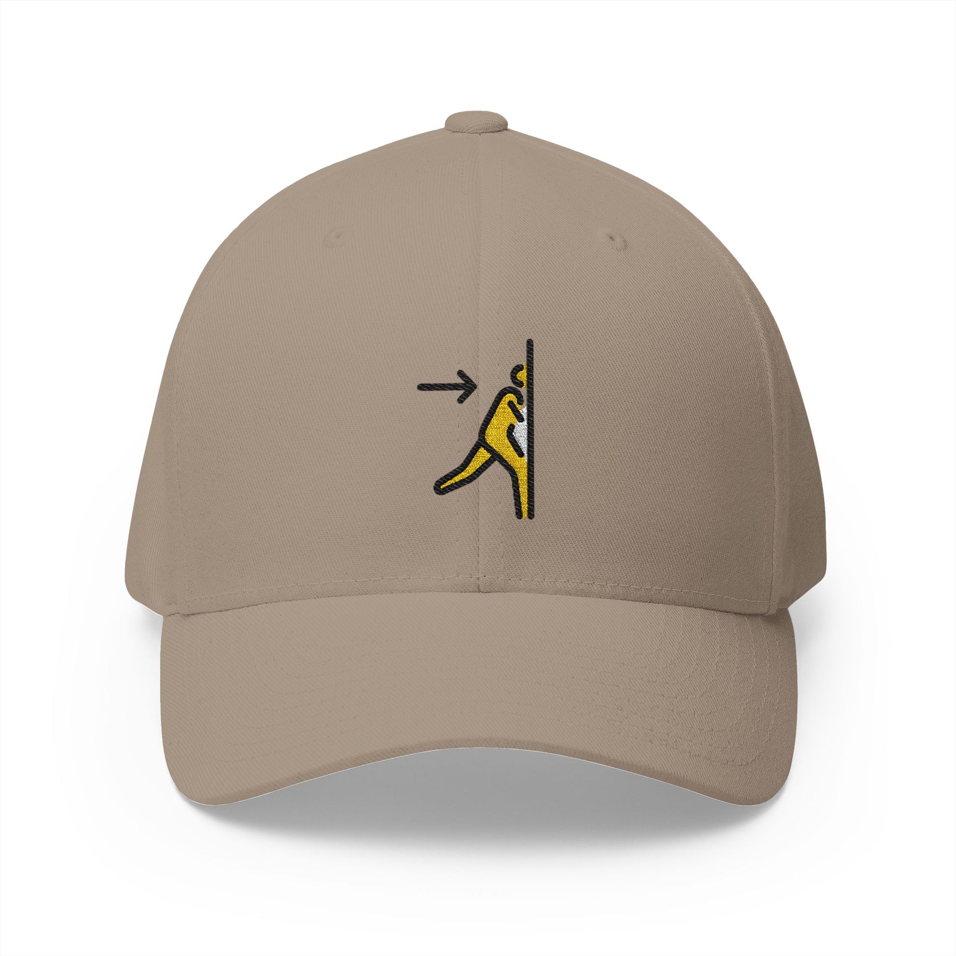 Emergency Exit Emoji Khaki Cap – Premium by Capmoji