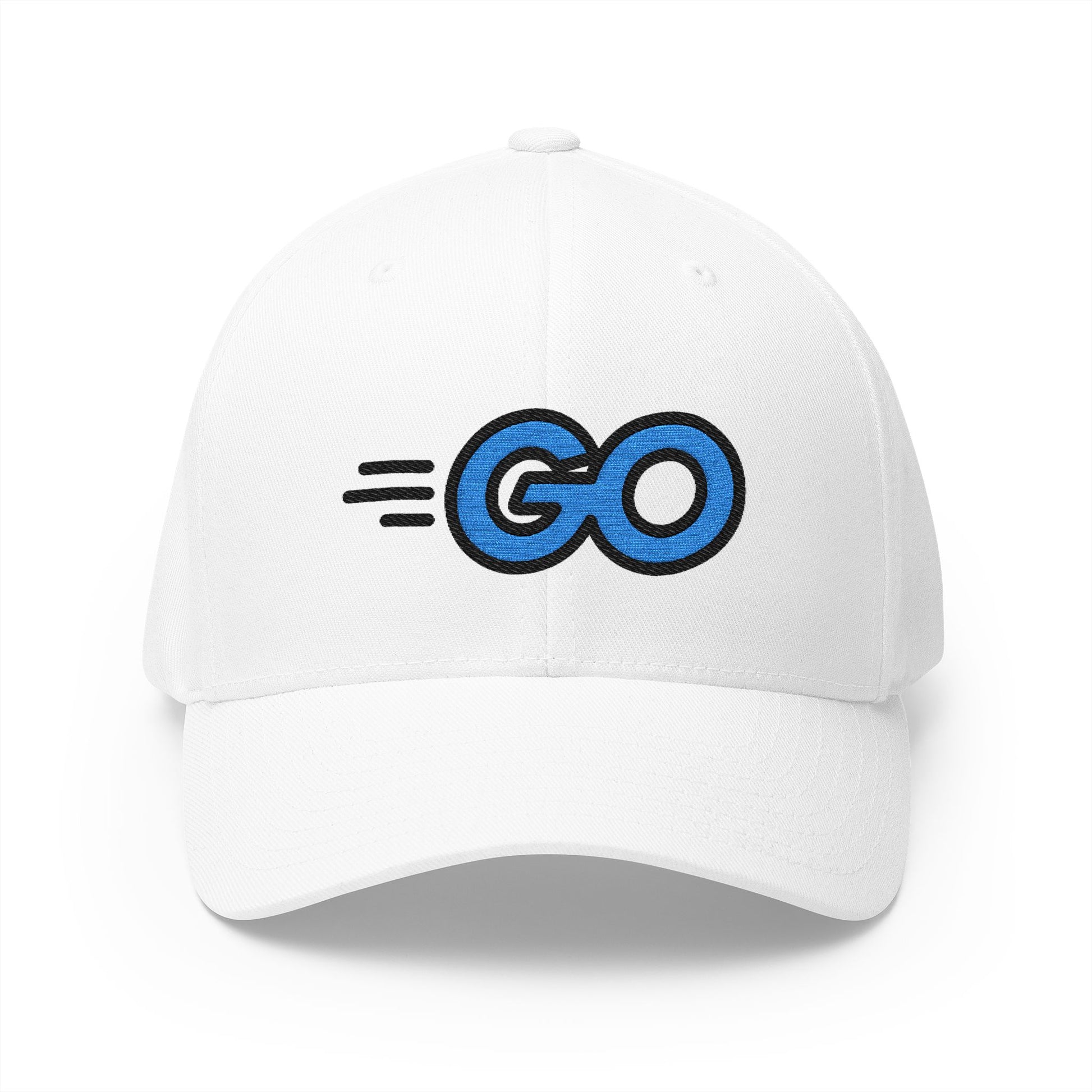 Golang Emoji White Cap – Premium by Capmoji