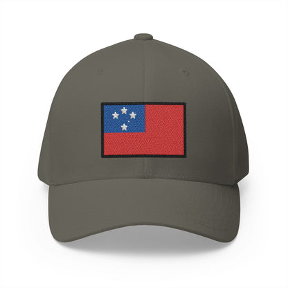 Flag: Samoa Emoji Olive Cap – Premium by Capmoji