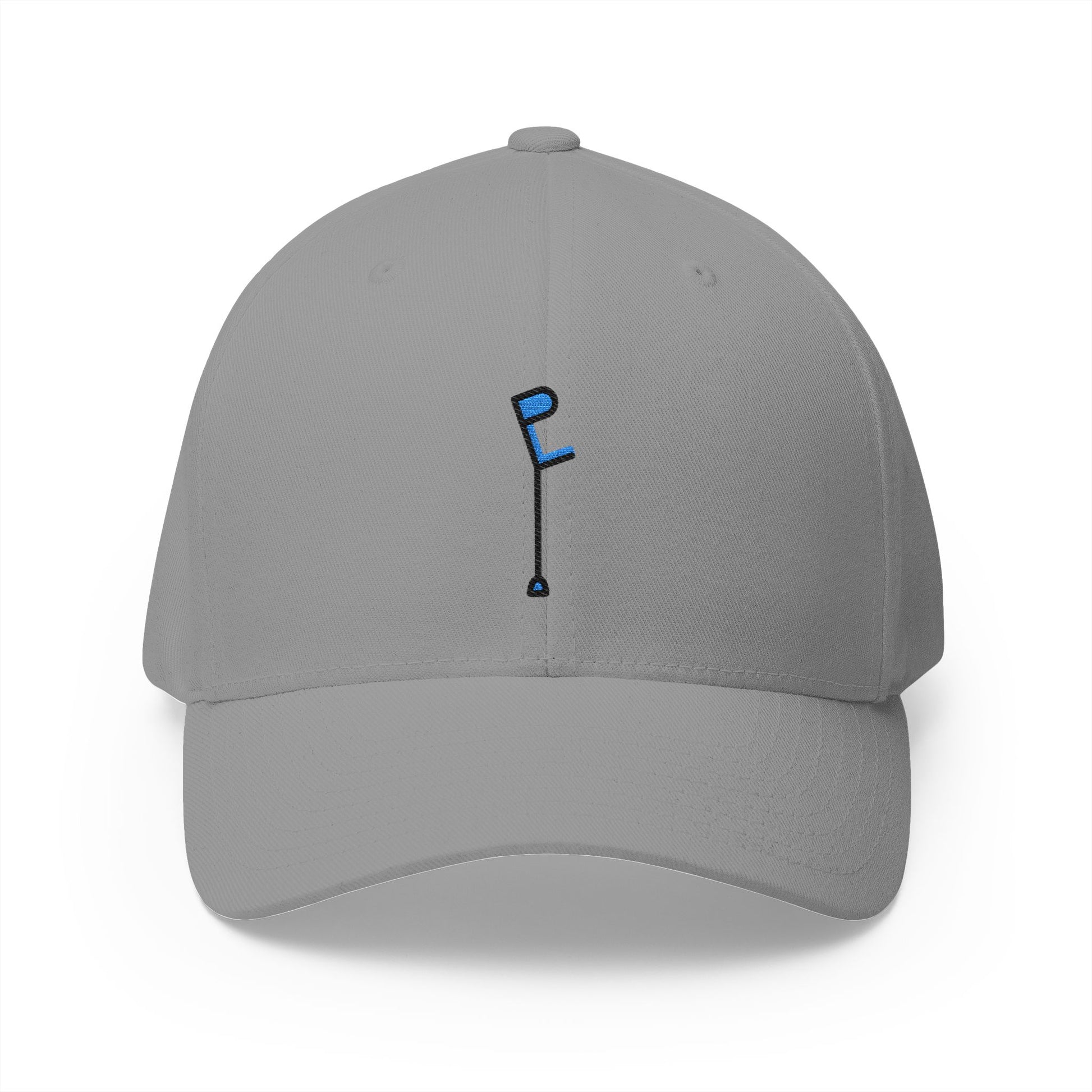 Crutch Emoji Grey Cap – Premium by Capmoji