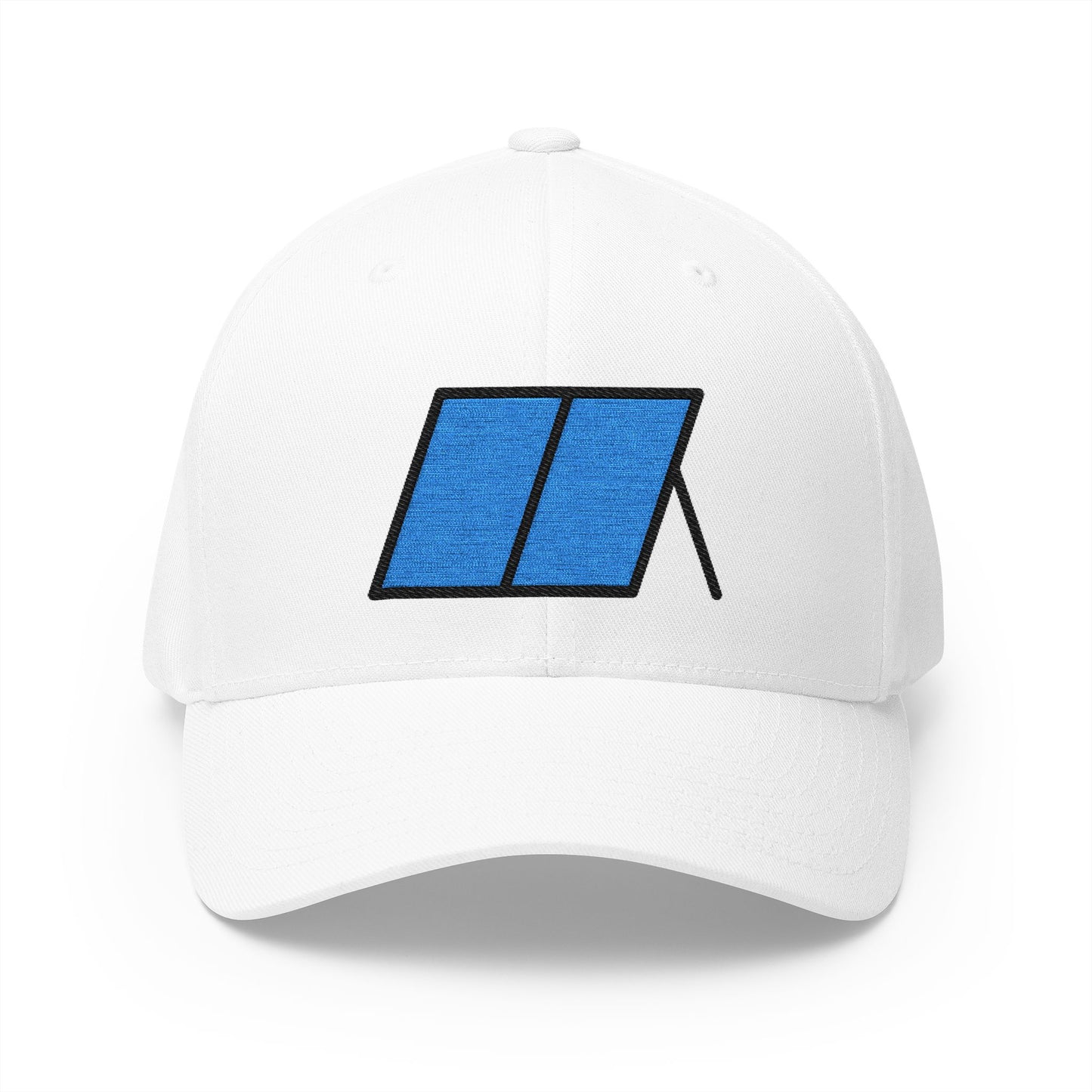 Solar Cell Emoji White Cap – Premium by Capmoji