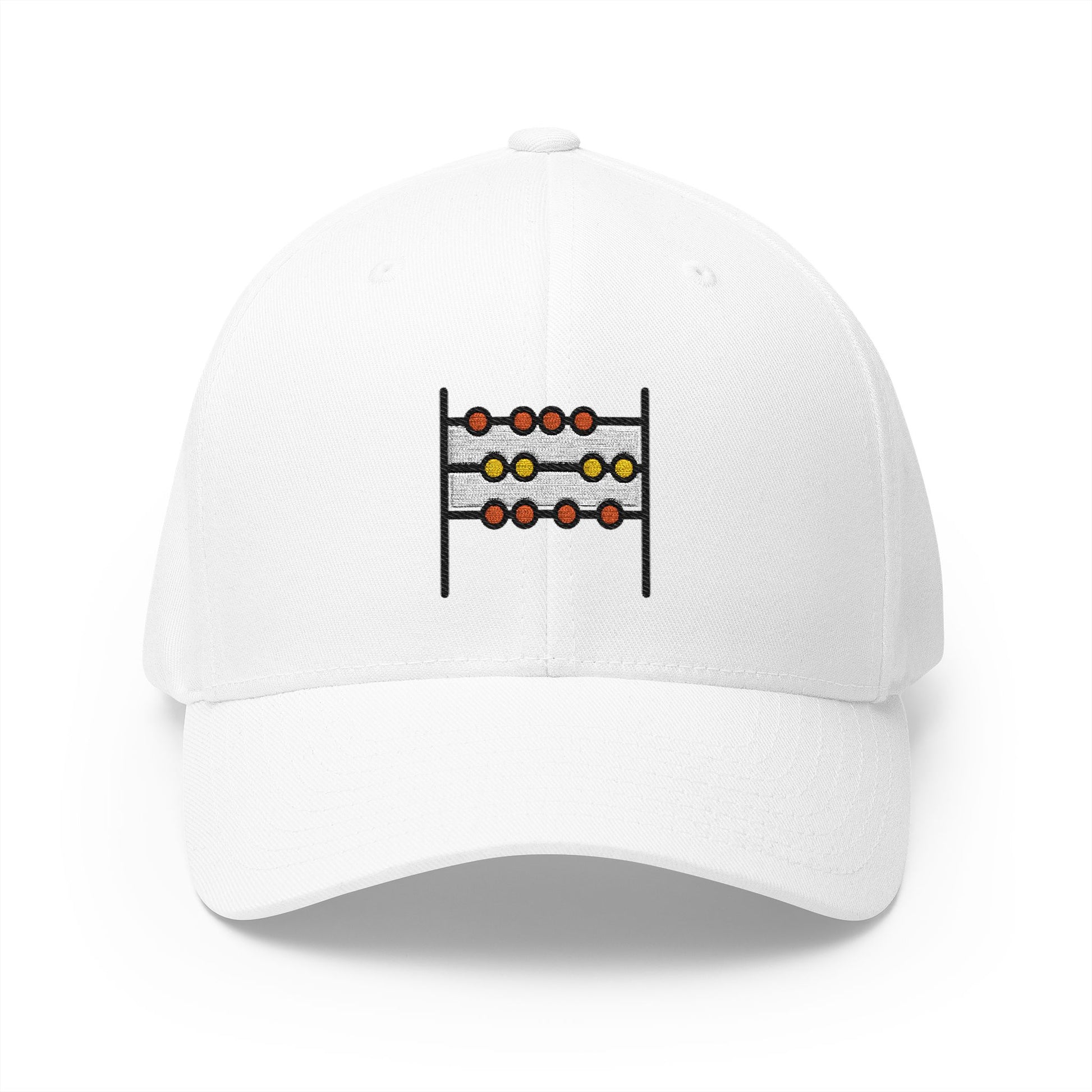 Abacus Emoji White Cap – Premium by Capmoji