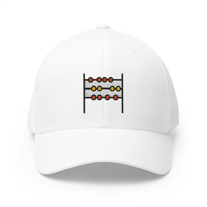 Abacus Emoji White Cap – Premium by Capmoji