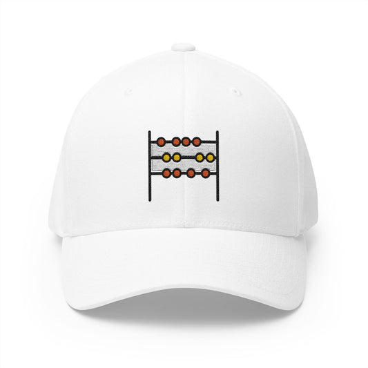 Abacus Emoji White Cap – Premium by Capmoji