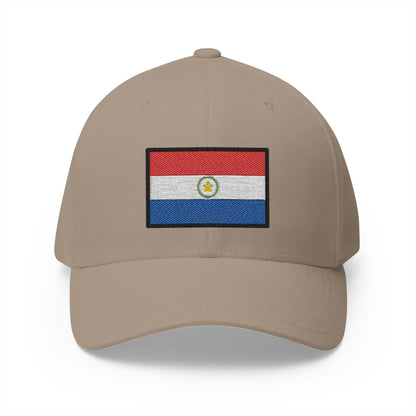 Flag: Paraguay Emoji Khaki Cap – Premium by Capmoji