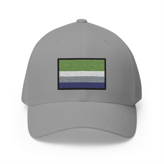 Aromantic Emoji Grey Cap – Premium by Capmoji