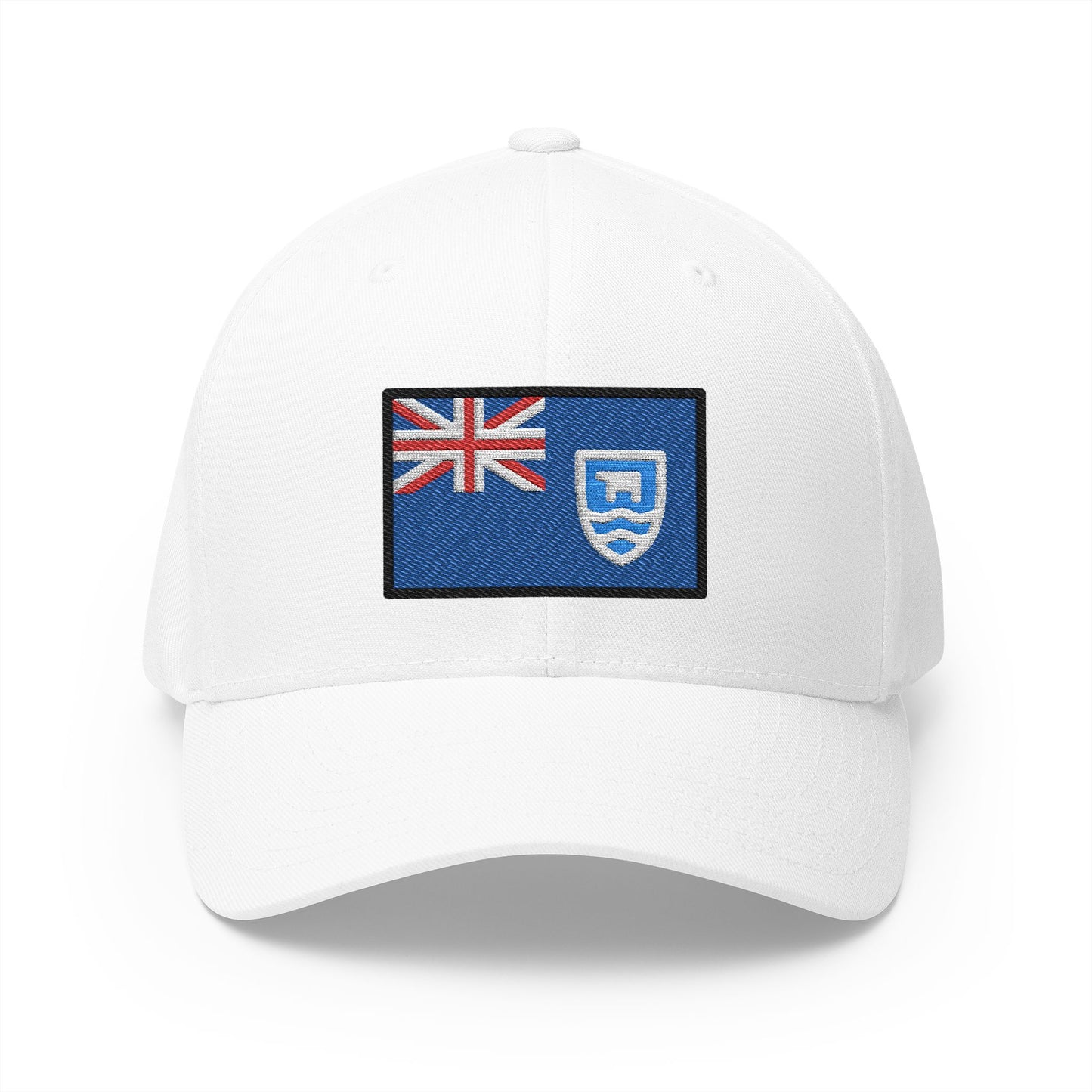 Flag: Falkland Islands Emoji White Cap – Premium by Capmoji