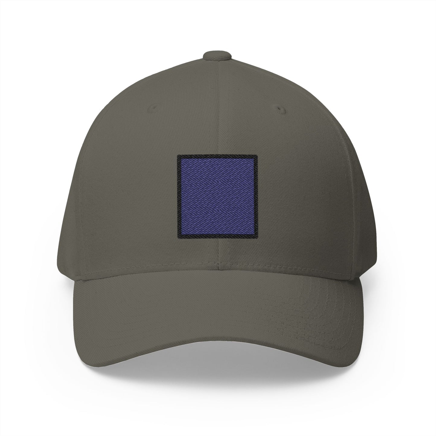 Black Medium Square Emoji Olive Cap – Premium by Capmoji