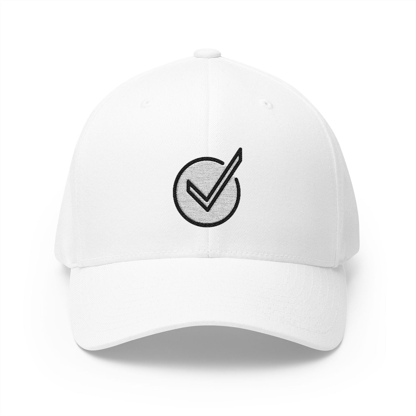 Mark Emoji White Cap – Premium by Capmoji