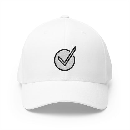 Mark Emoji White Cap – Premium by Capmoji