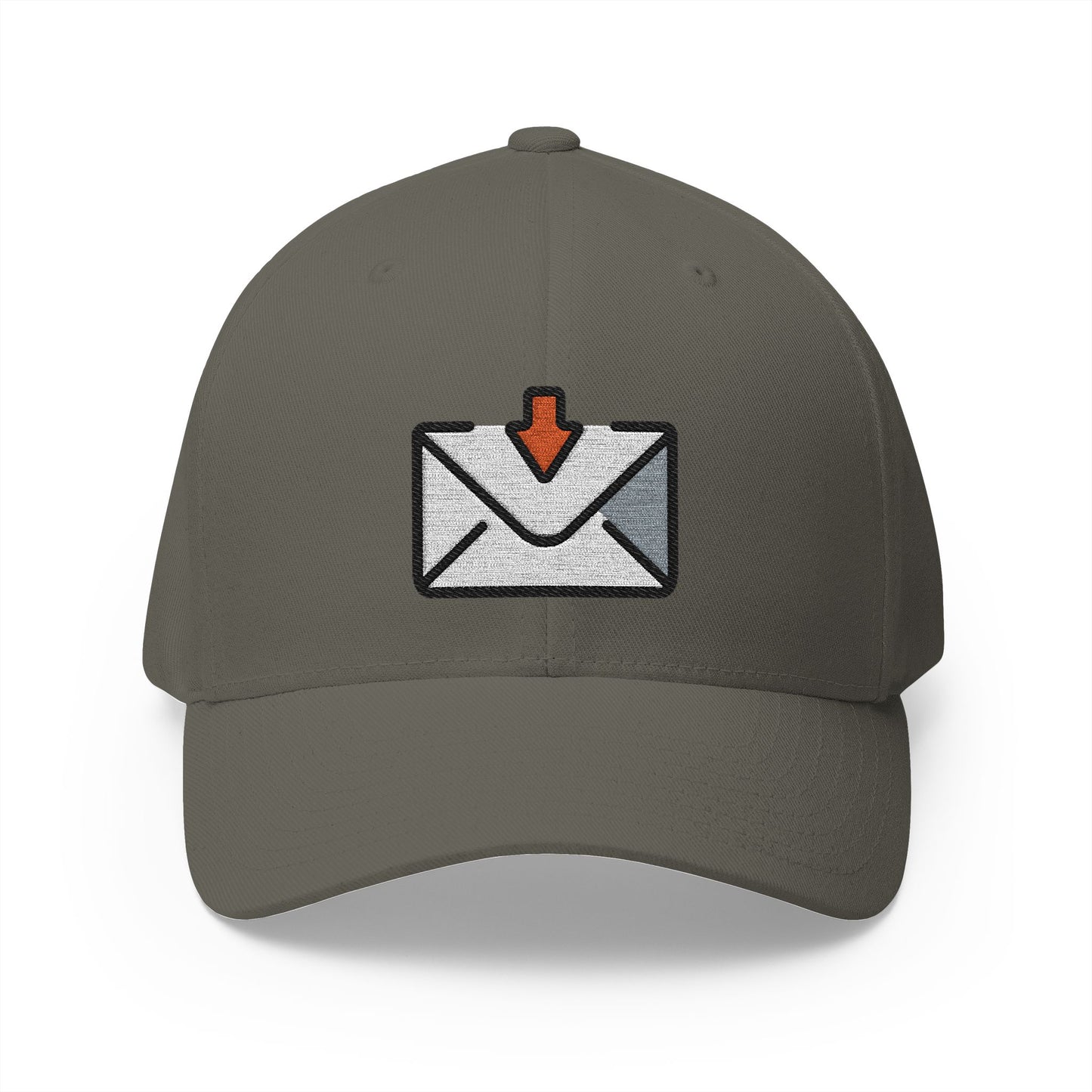 Envelope With Arrow Emoji Olive Cap – Premium by Capmoji