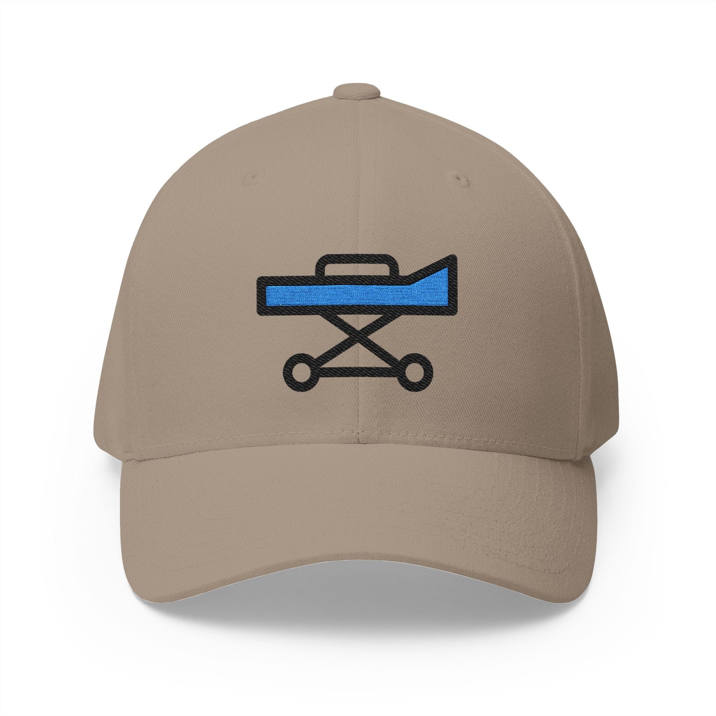 Stretcher Emoji Khaki Cap – Premium by Capmoji