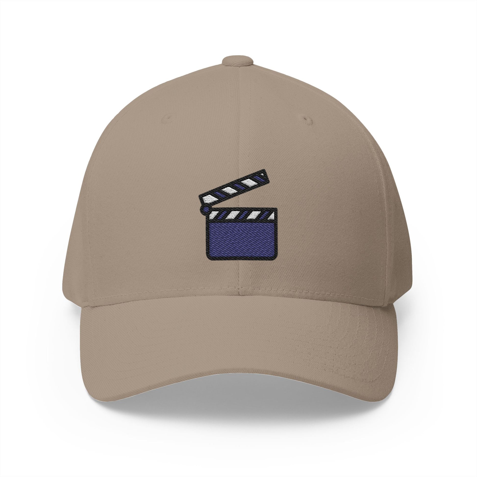 Clapper Board Emoji Khaki Cap – Premium by Capmoji
