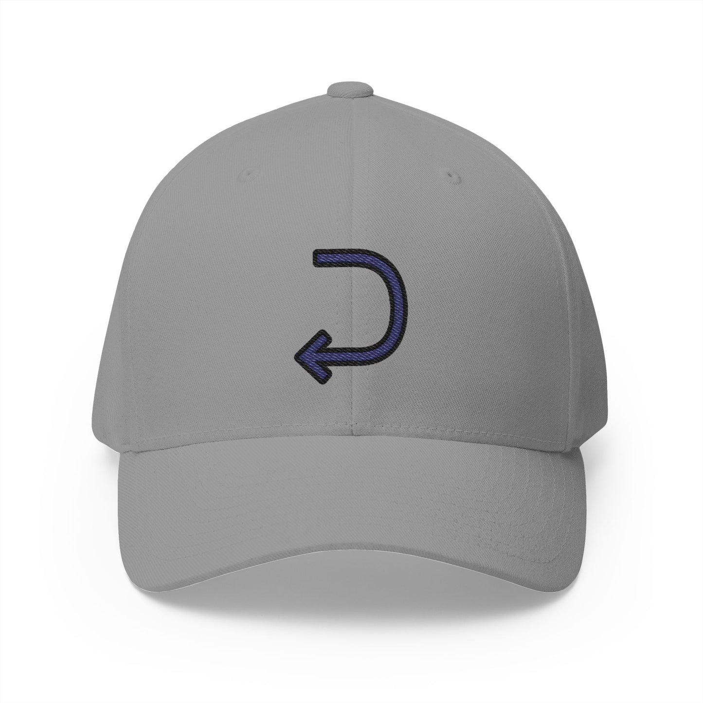 Right Arrow Curving Left Emoji Grey Cap – Premium by Capmoji
