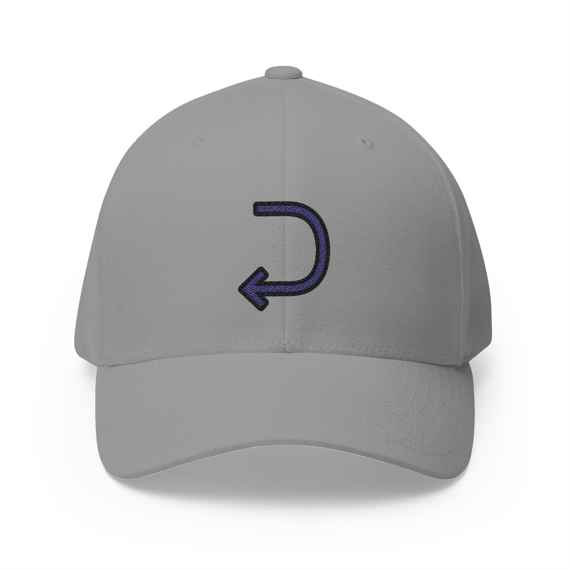 Right Arrow Curving Left Emoji Grey Cap – Premium by Capmoji
