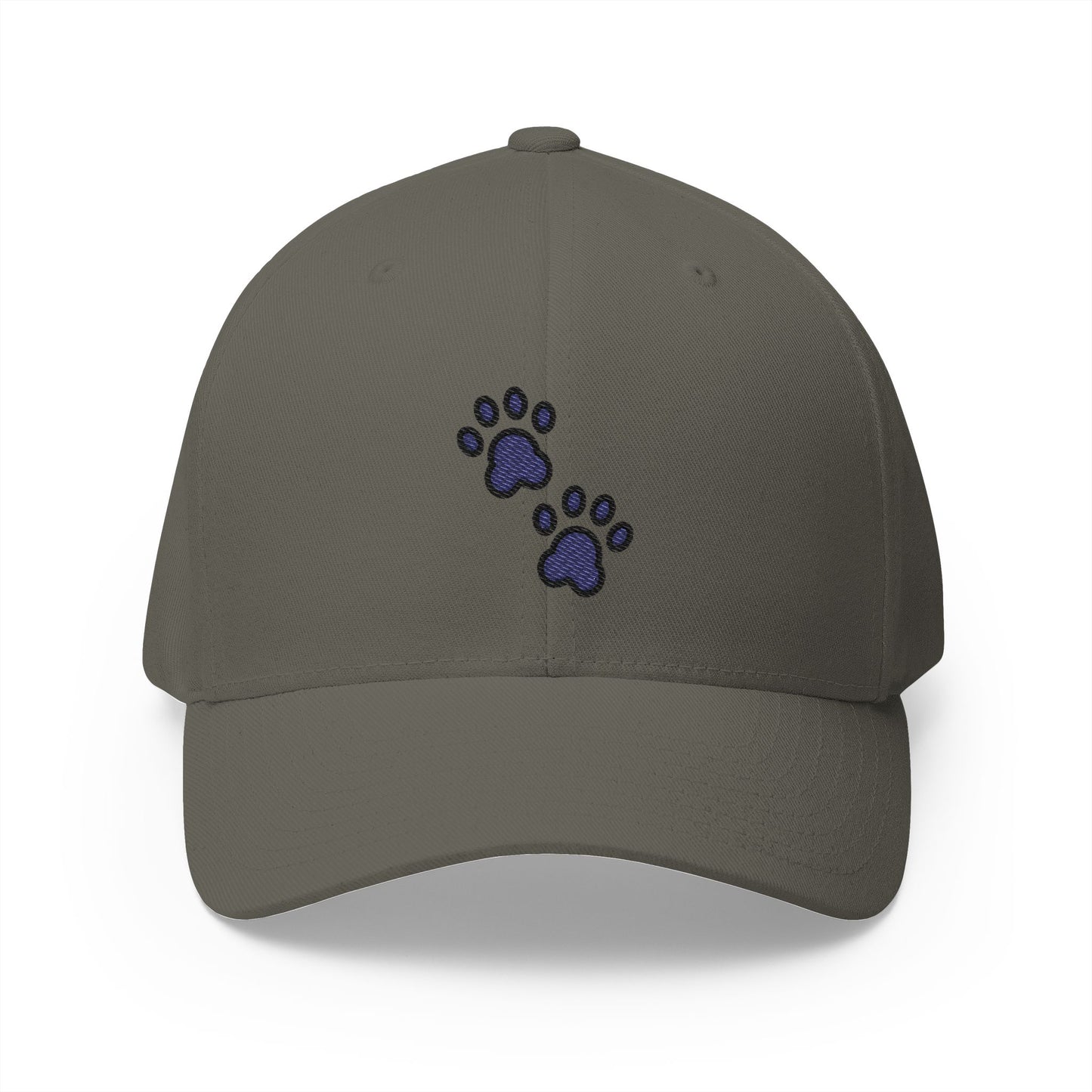 Paw Prints Emoji Olive Cap – Premium by Capmoji