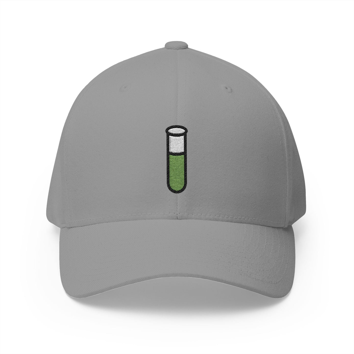 Test Tube Emoji Grey Cap – Premium by Capmoji