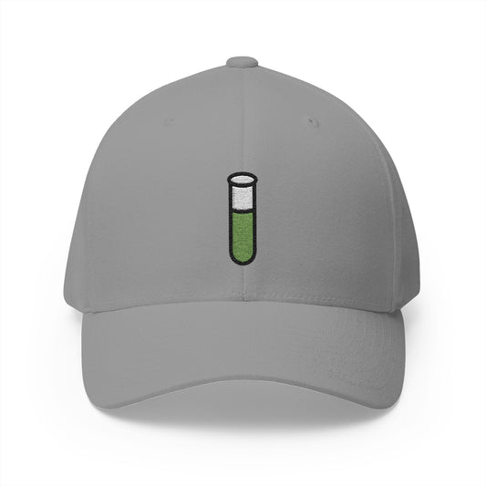 Test Tube Emoji Grey Cap – Premium by Capmoji