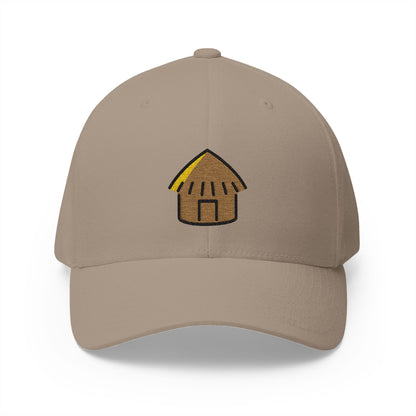 Hut Emoji Khaki Cap – Premium by Capmoji