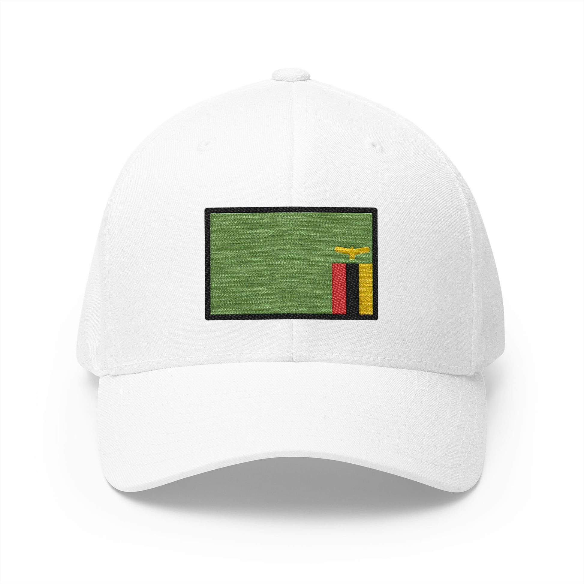 Flag: Zambia Emoji White Cap – Premium by Capmoji