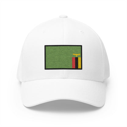 Flag: Zambia Emoji White Cap – Premium by Capmoji