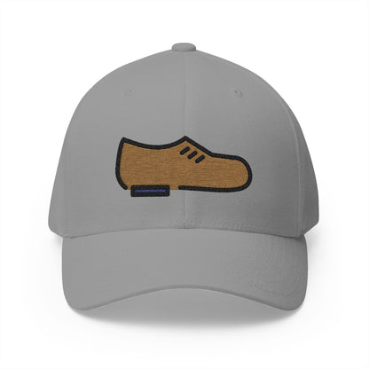 Man'S Shoe Emoji Grey Cap – Premium by Capmoji