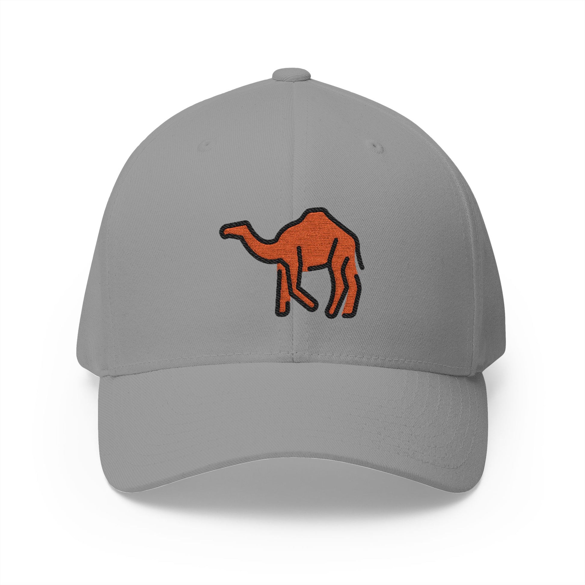 Camel Emoji Grey Cap – Premium by Capmoji