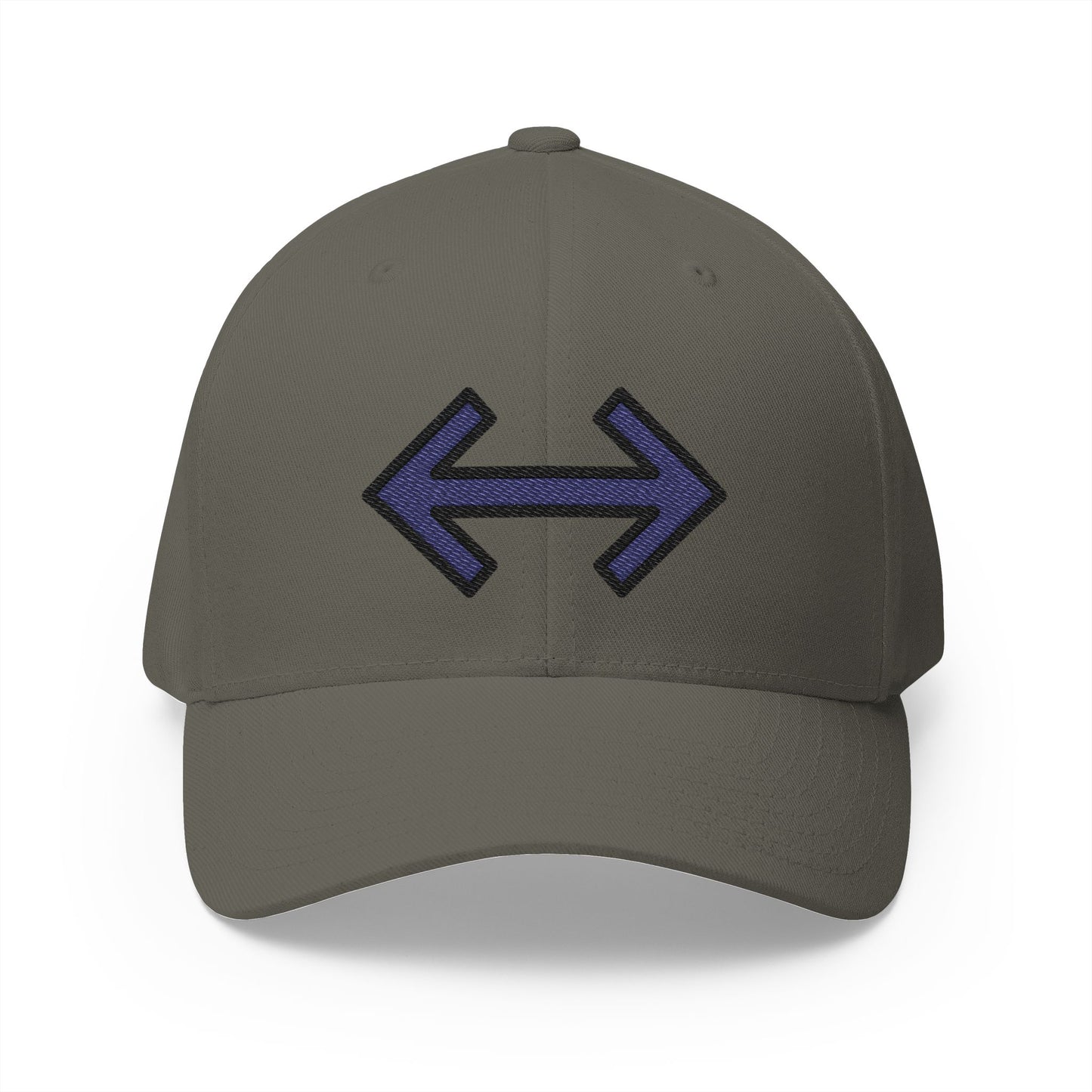 Left Right Black Arrow Emoji Olive Cap – Premium by Capmoji