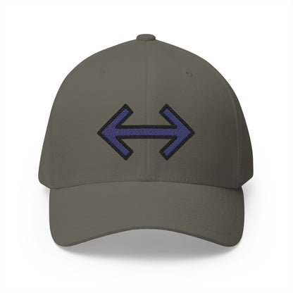Left Right Black Arrow Emoji Olive Cap – Premium by Capmoji