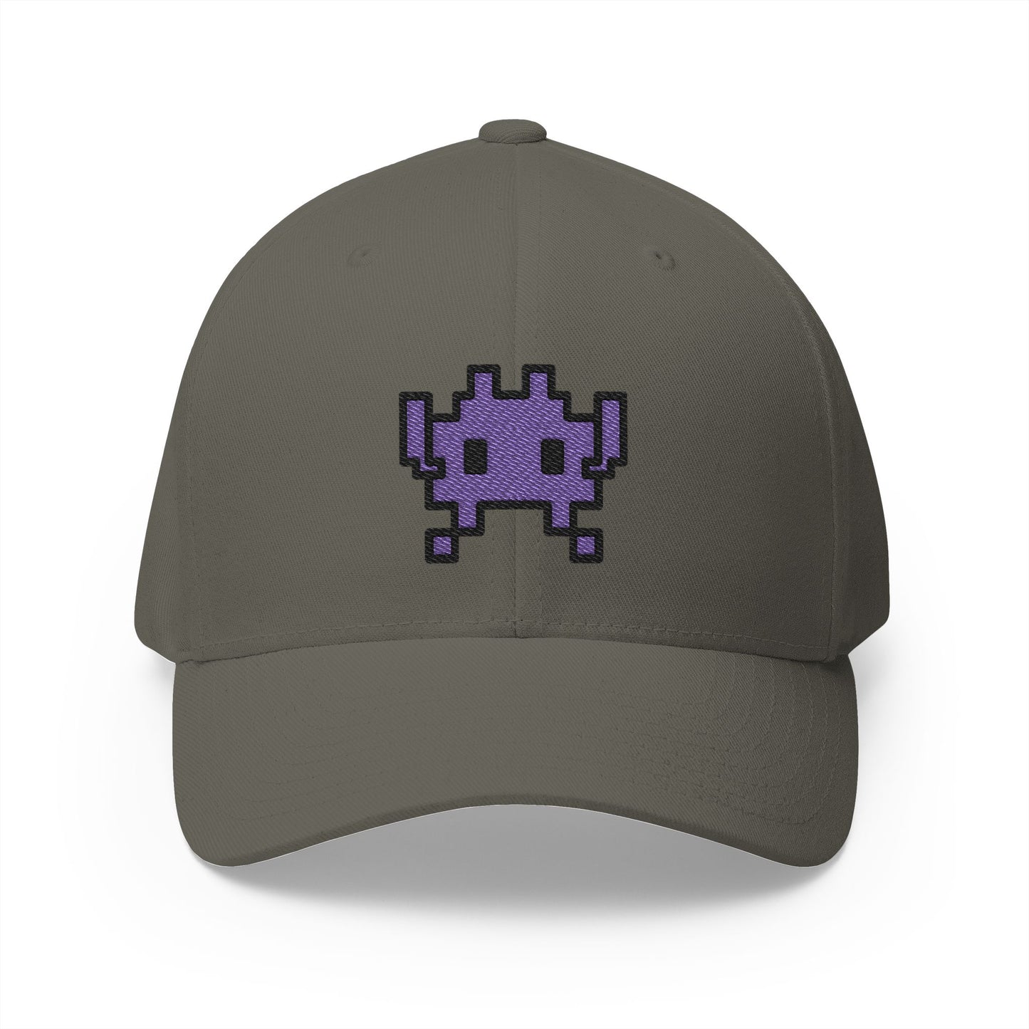 Alien Monster Emoji Olive Cap – Premium by Capmoji