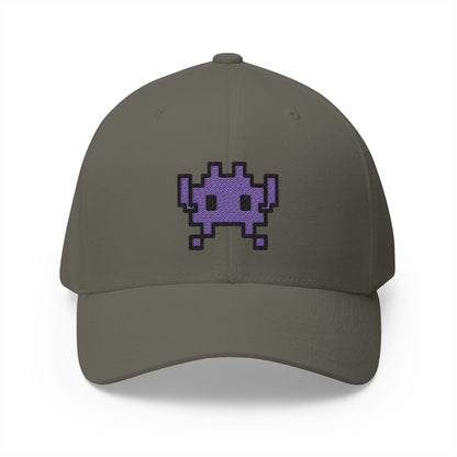 Alien Monster Emoji Olive Cap – Premium by Capmoji
