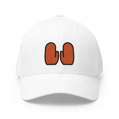 Gloves Emoji White Cap – Premium by Capmoji