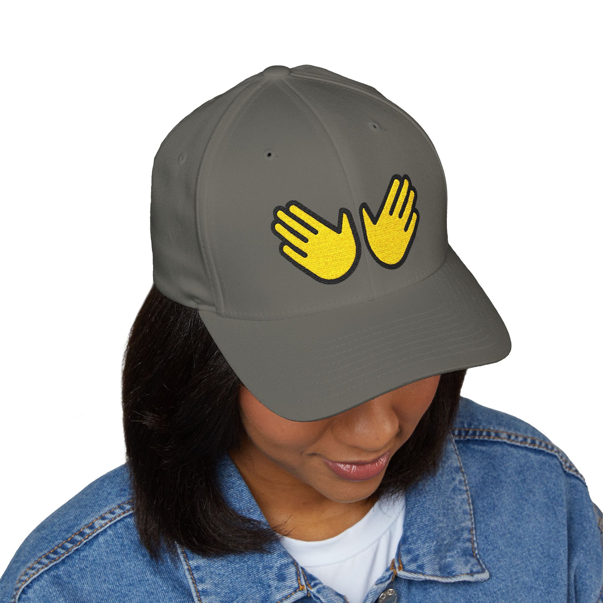 Open Hands Emoji Cap – Premium by Capmoji