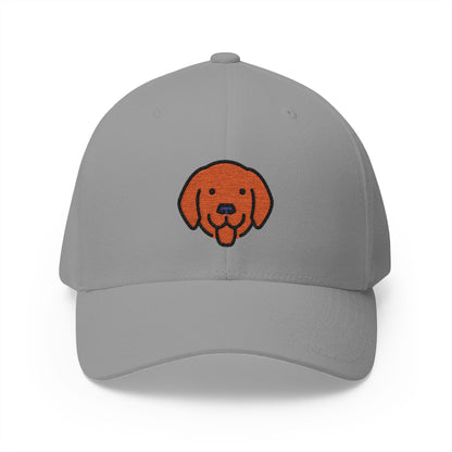 Dog Face Emoji Grey Cap – Premium by Capmoji