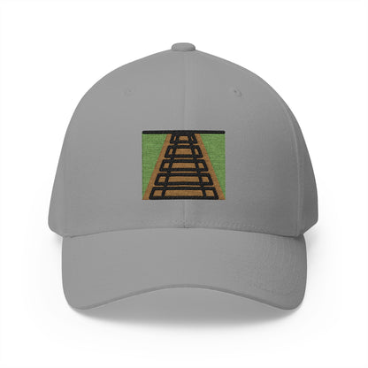 Railway Track Emoji Grey Cap – Premium by Capmoji