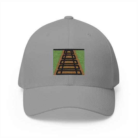 Railway Track Emoji Grey Cap – Premium by Capmoji