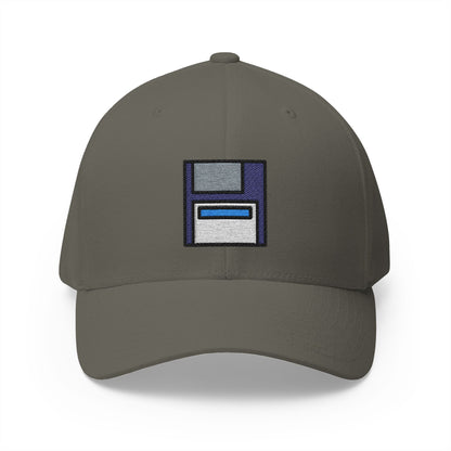 Floppy Disk Emoji Olive Cap – Premium by Capmoji