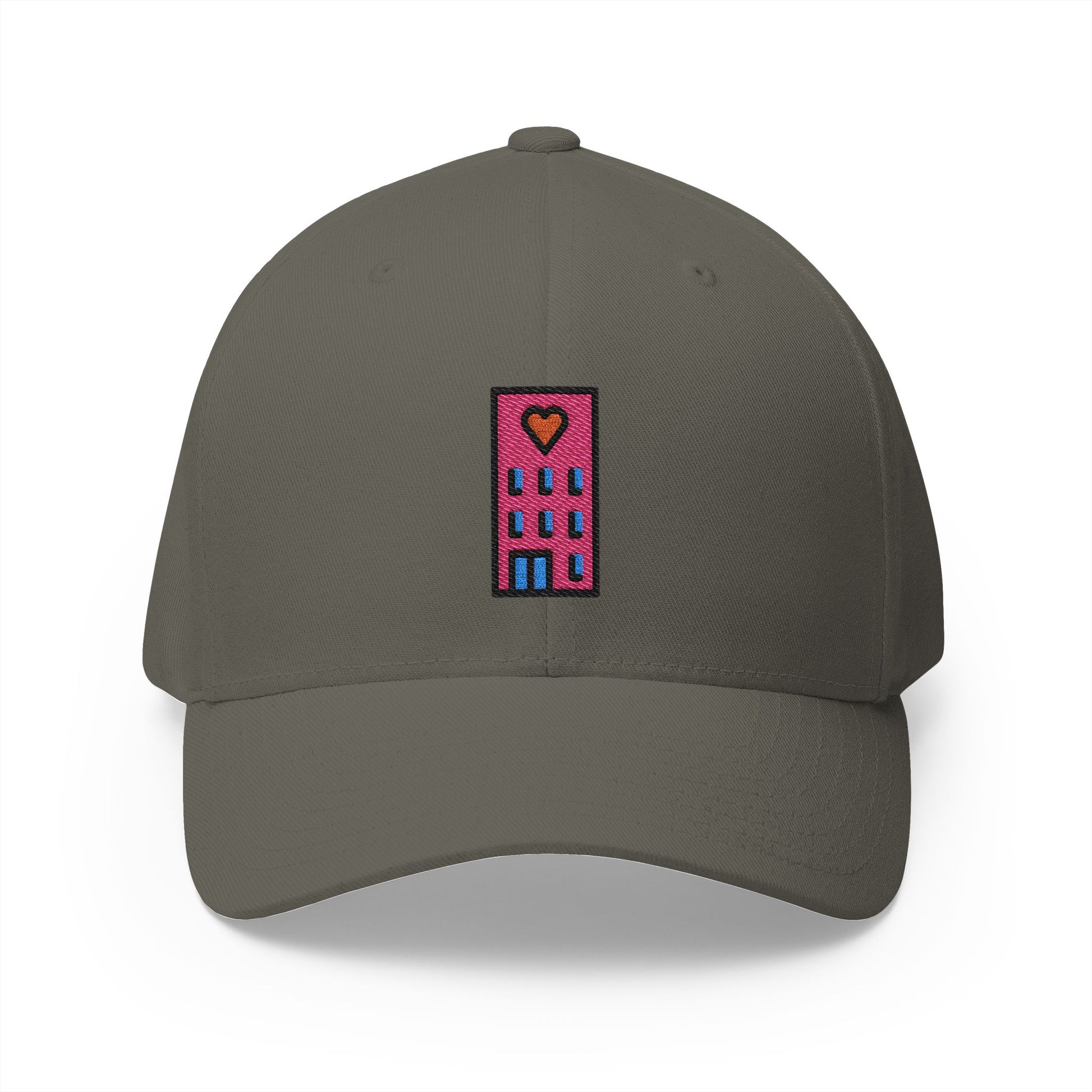 Love Hotel Emoji Olive Cap – Premium by Capmoji