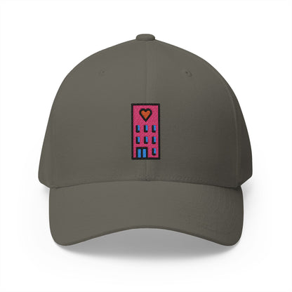 Love Hotel Emoji Olive Cap – Premium by Capmoji