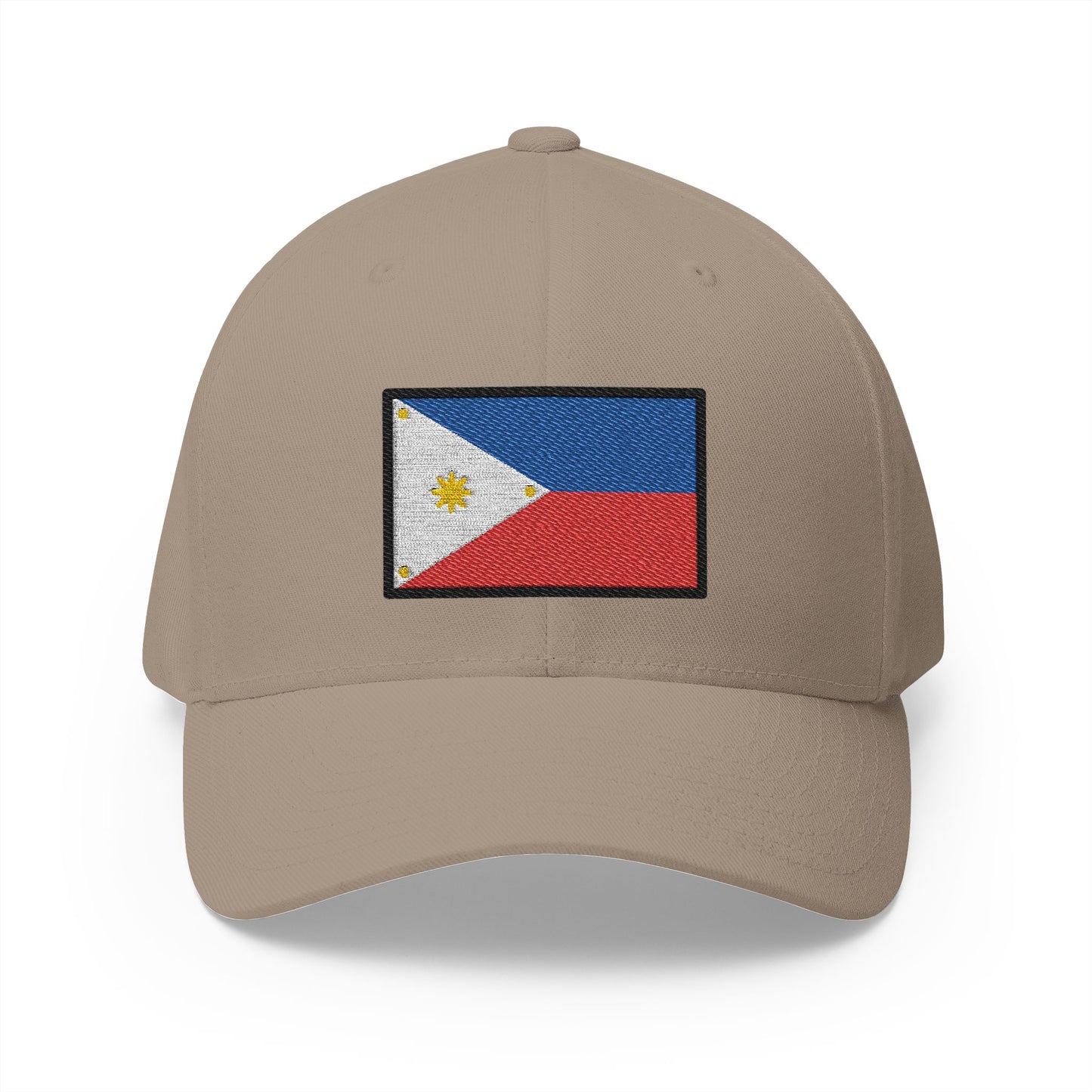 Flag: Philippines Emoji Khaki Cap – Premium by Capmoji