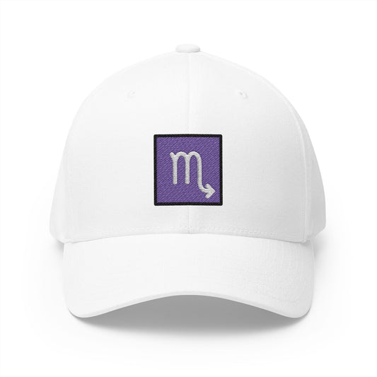 Scorpio Emoji White Cap – Premium by Capmoji