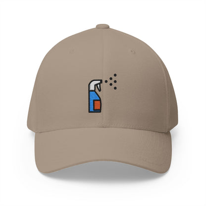 Sanitizer Spray Emoji Khaki Cap – Premium by Capmoji