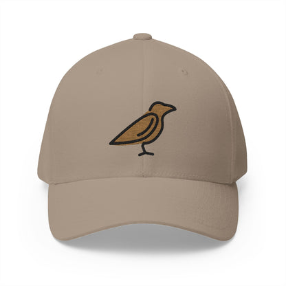 Bird Emoji Khaki Cap – Premium by Capmoji