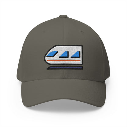 Light Rail Emoji Olive Cap – Premium by Capmoji