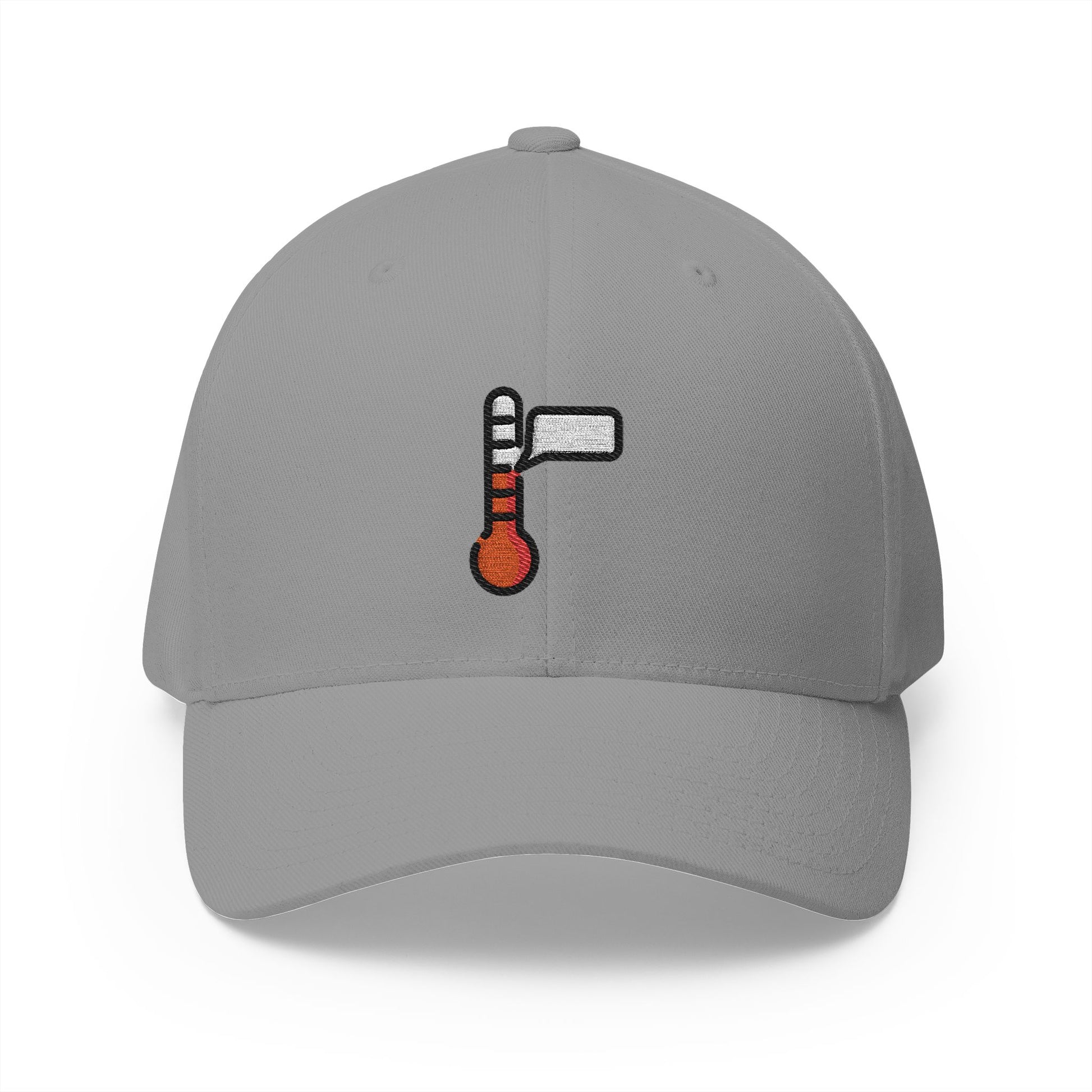 Temperature Taking Emoji Grey Cap – Premium by Capmoji