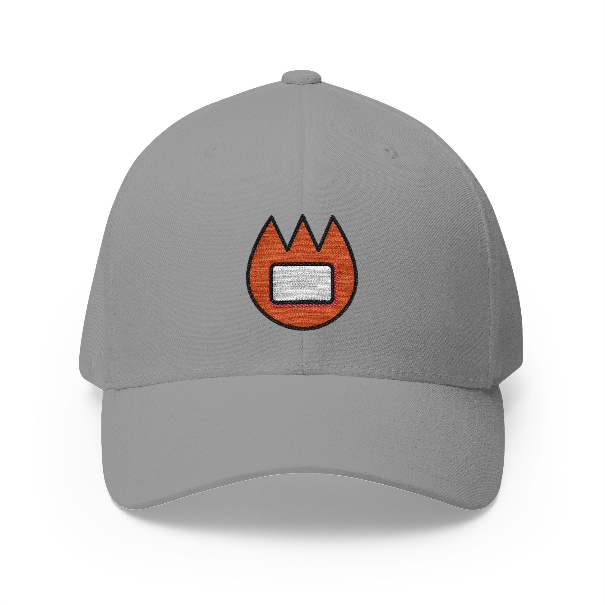 Name Badge Emoji Grey Cap – Premium by Capmoji