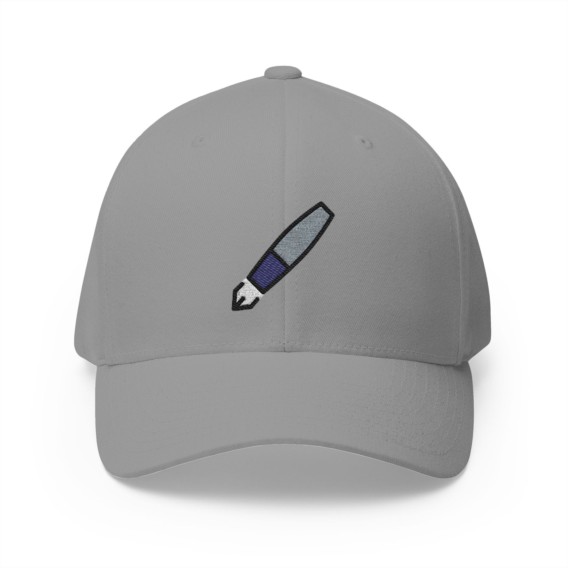 Fountain Pen Emoji Grey Cap – Premium by Capmoji