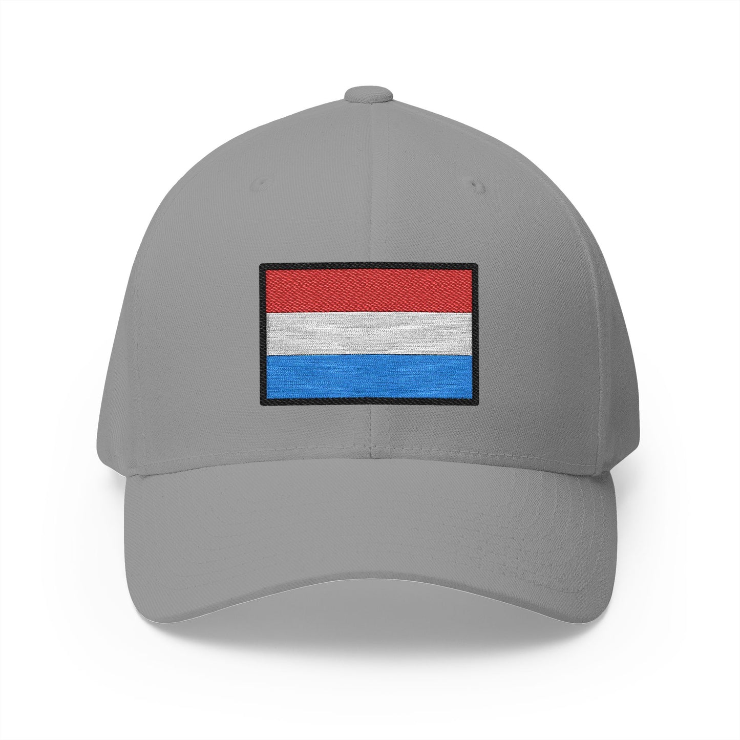 Flag: Luxembourg Emoji Grey Cap – Premium by Capmoji